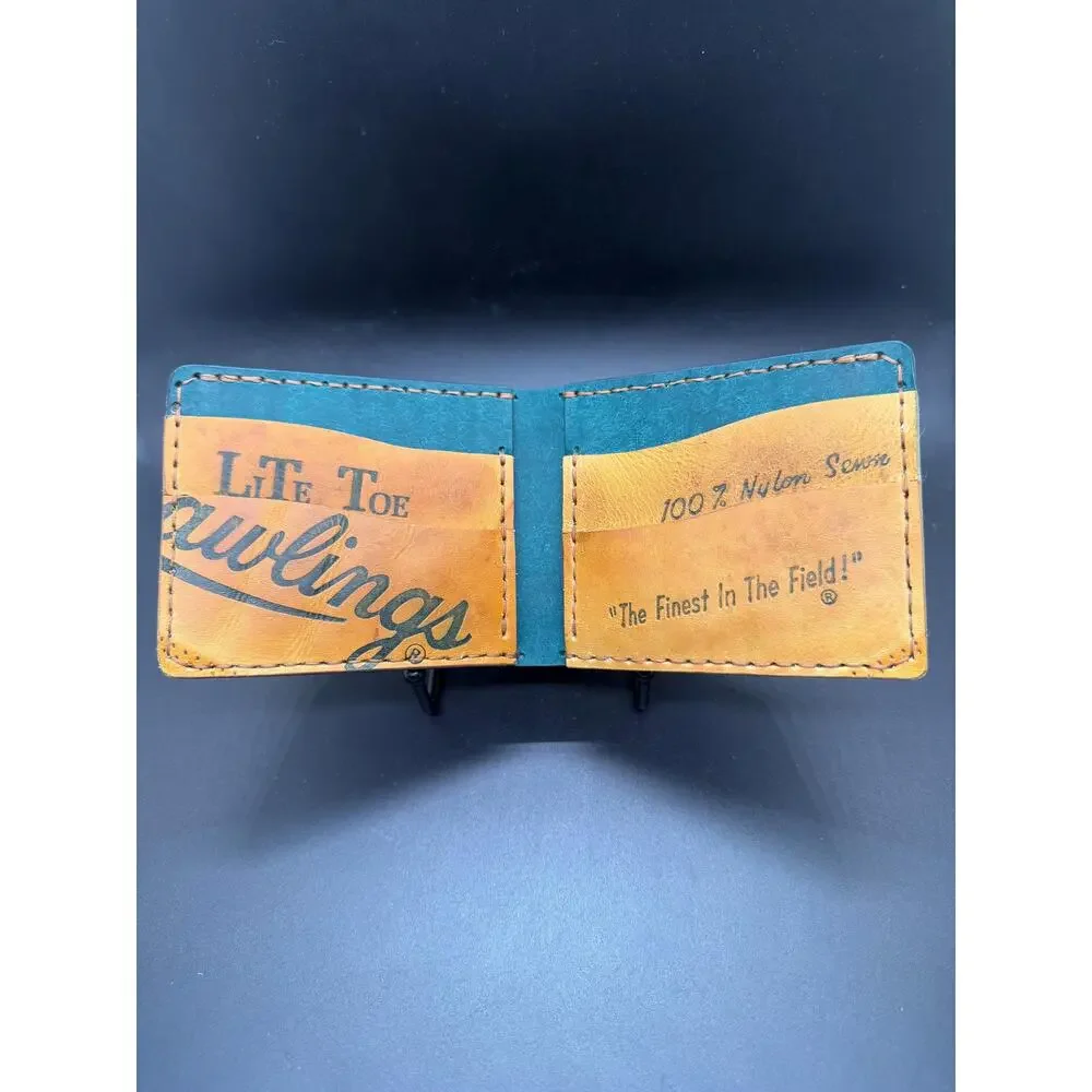 Handmade Baseball Glove Leather Wallet – Minimalist & Versatile